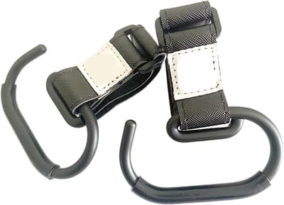 Kinderwagen Haak - Wandelwagen Hanger - Handsfree Dragen - Eén Hand Bediening - 4 stuks - ColorA9