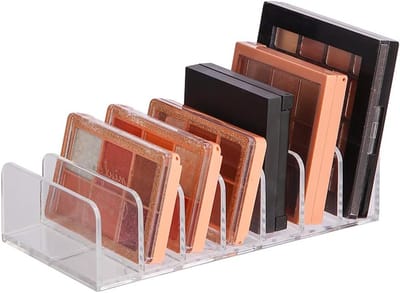7 Piece Divided Acrylic Makeup Organizers - Storage voor Dressing Table - Makeup Pallet Holder - Ruimtebesparende Makeup Drawer Stand voor Badkamer Vanities