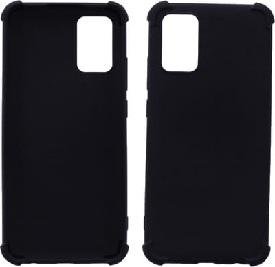 LuxeBass Hoesje geschikt voor Samsung Galaxy A02s - Anti Shock - Zwart