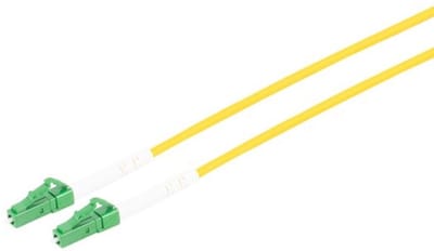 LC/APC Simplex FTTH kabel | OS2 | geel | LSZH | 3 meter