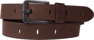 Petrol Industries Riem Jongens - Broekriem - Verstelbaar - Leer - Bruin - 65 cm