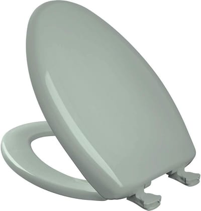 Toiletbril Langwerpig - Toiletzitting Kunststof - Badkamer Vernieuwen - Softclose Scharnieren - 364 x 488 cm - Zeegroen