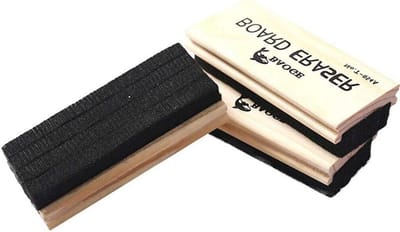 Vilt Eraser Krijtbord Gum Stofdoek Schoolbord Reiniging - Wit - Krijt Gum - Whiteboard - Droog Uitwissen - Board - Schoolbenodigdheden