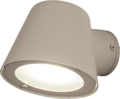 Lumidora Wandlamp 75098 - Voor buiten - LUCA - GU10 - Taupe - Metaal - Buitenlamp - Badkamerlamp - IP44