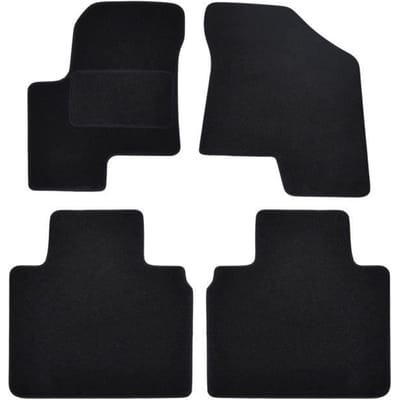 Vloermatten - Dongfeng Fengon iX5 - Zwart velours - 4 stuks - Antislip en waterdicht