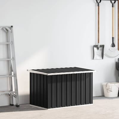 vidaXL - Tuinbox - 109x67x65 - cm - antraciet