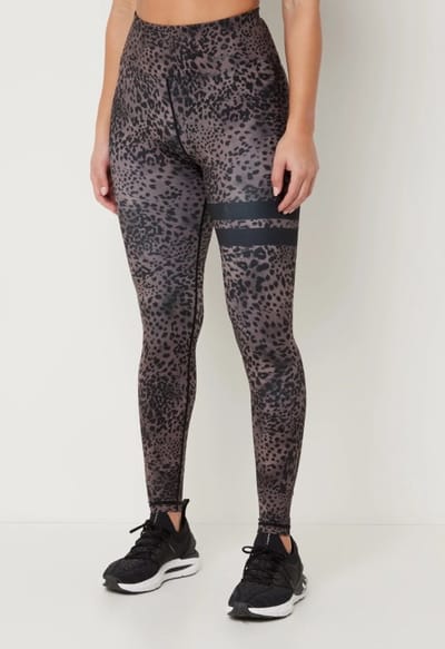 Stronger - Leo HW Legging - Sportlegging - Dames - Grijs Print - Maat XS