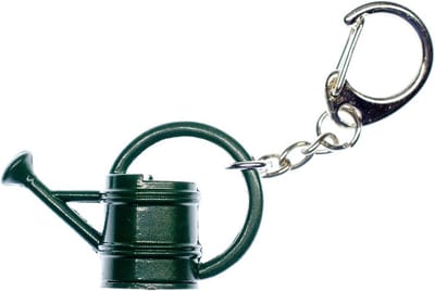 Sleutelhanger Gieter voor Tuinman en Tuinplanten Liefhebber - Metalen Miniatuur