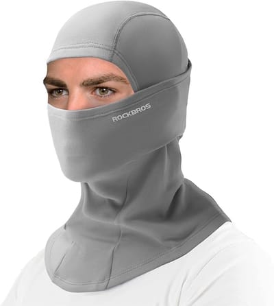 Bivakmuts Balaclava - Herfst Winter Bivakmuts voor Buitensporten Fietsen, Snowboarden, Skiën, Motorrijden - Gezichtsmasker - Nekwarmer - Ski Masker - Unisex - Grijs