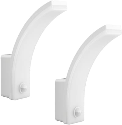 Maclean - 2 stuks LED lamp - Buitenlamp - Wandlamp - PIR bewegingssensor - 20W - IP65 - 2000lm - 4000K - Wit