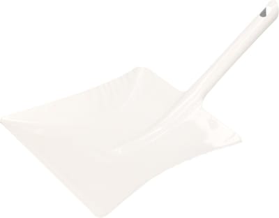 Buemag Vuilblik - verzinkt metaal - 38 x 23 cm - wit - stofblik