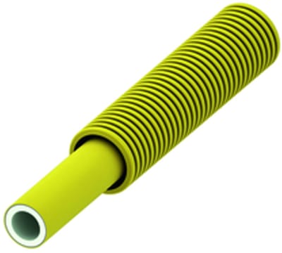 TECE TECEflex alupex buis PE-Xc-Al-PE-RT, geel, in gele mantelbuis, afmeting 20, rol 50 m, 782020