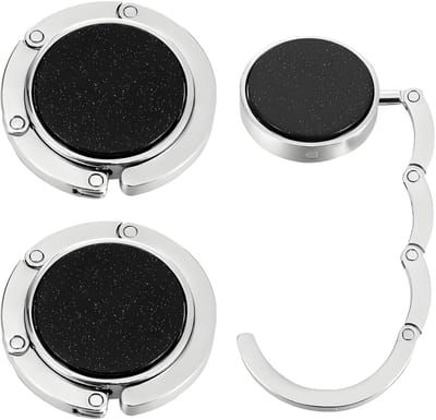 Dailygoods - Set van 2 Opvouwbare Tassenhouders voor Tafel