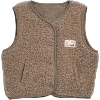 Merino vest kind Happymess
