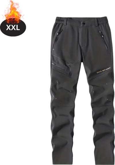 Livano Skibroek - Skipak - Snowboard Broek - Winterbroek - Sneeuwbroek - Heren - Wintersport - Donkergrijs - Maat XXL