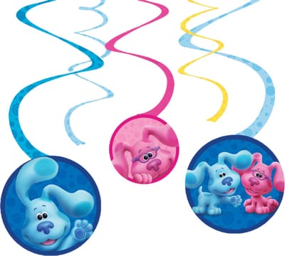 Amscan by Riethmuller - Riethmüller - Blue's Clues Hangdecoratie (6 stuks)