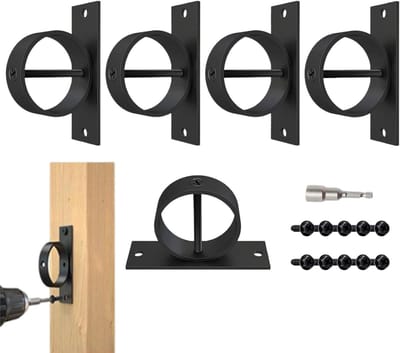 Touw Hek Beugel - Ring Support - Touw Fixeren - Eenvoudige Installatie - 5 Stuks - Meerkleurig
