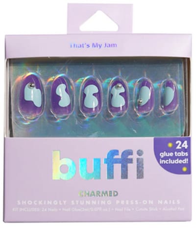 Kara Beauty - Buffi Charmed - 03 That's My Jam - VEGAN - 24 stuks - Press On Nails - Kunstnagels - Nageltips - Plaknagels - Nagelset.