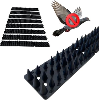 REN® Duivenverjager - Duivenpinnen - Vogelpinnen - Duivenpinnen Met Plakstrip - Zwart - ‎30cm x 10cm x 3cm