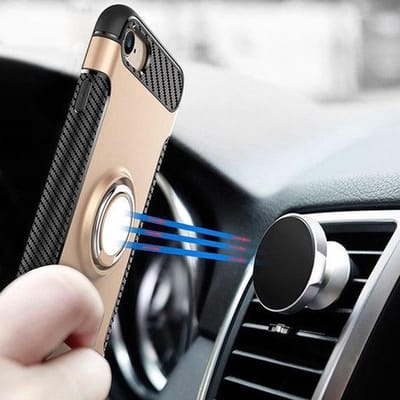 BestCases - Samsung Galaxy J3 2017 Pantser TPU hoesje met Ringhouder Grijs