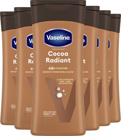 Vaseline Cocoa Bodylotion - 6 x 200 ml