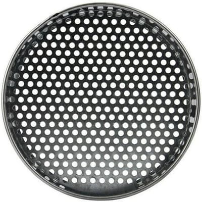 Grondzeef Tuin - Bodemzeef Compost - Aarde Ziften - Gepoedercoat Staal - 20 cm Diameter - Zilver