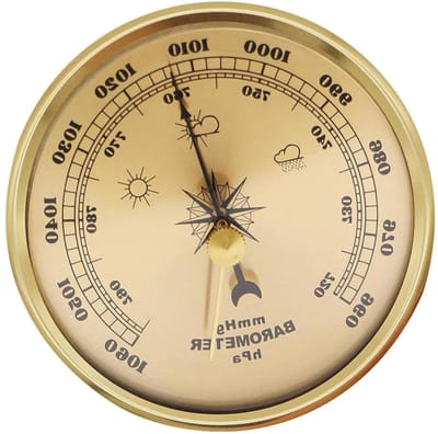 3-in-1 Barometer, Analog Weather Station, Indoor Barometer, Weather Barometer, Outdoor Barometer, Garden Barometer