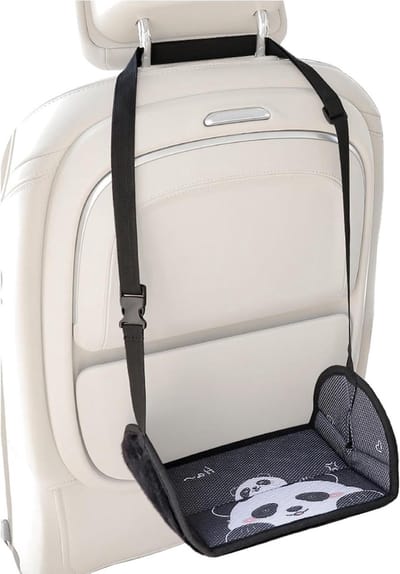 Voet Hangmat - Reis Voetensteun - Comfortabel Reizen - Verstelbaar Riem Systeem - 46 x 245 cm - Zwart