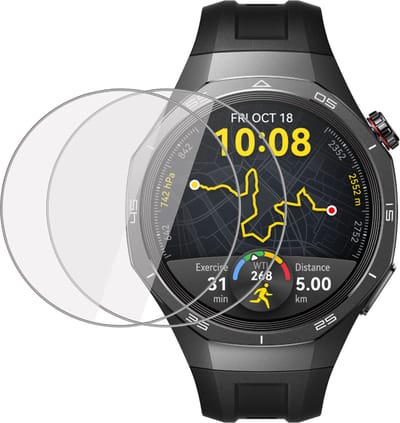 2x Screenprotector geschikt voor Huawei Watch GT 5 Pro 46mm - Folie Screen Protector