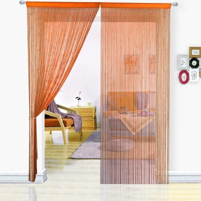 Decoratieve Siergordijnen met Kralen voor Sfeer en Privacy in Huis