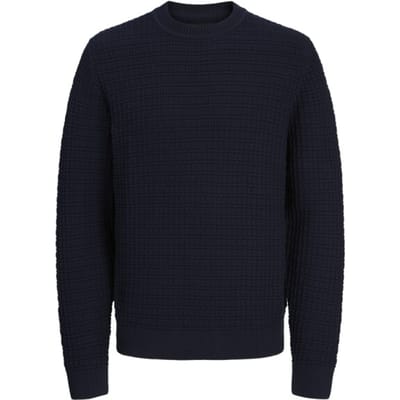 JACK&JONES - JPRBLABRUCE KNIT STRUCTURE CREW NECK - Heren - Gebreide truien