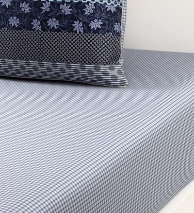 KENZO Rythm hoeslaken van katoen, hoekhoogte 35 cm - 140x200cm