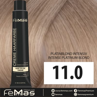 FemMas (11.0) - Haarverf - platinablond intensief - 100ml