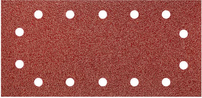 Graphite Serie - Schuurpapier - Velcro - 115 x 230 mm - K40 - 5 stuks - Met gaten