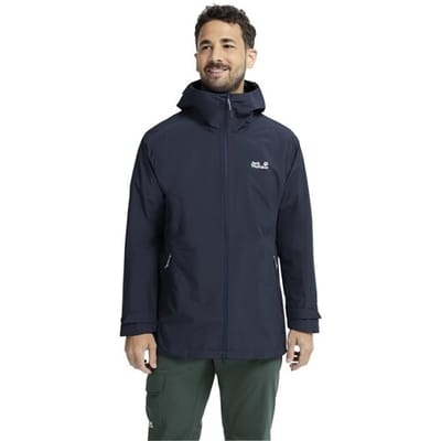 Jack Wolfskin Litestride 3in1 Jas Blauw M Man