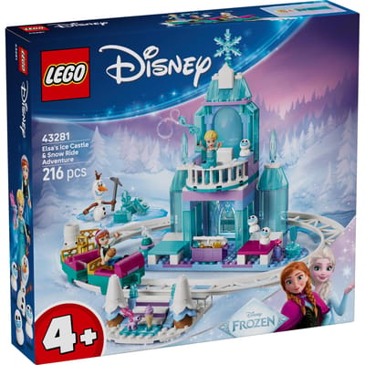 LEGO Disney Frozen - Elsa's IJskasteel en Sneeuwrit Bouwbaar Kasteel Speelgoed voor Kinderen - 43281