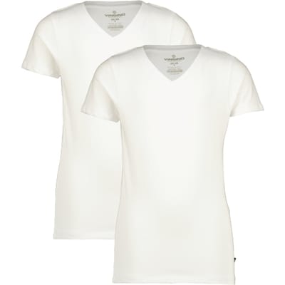 Vingino T-shirt V-neck (2-pack) Real White Taglia: XXS | T-shirt Outlet | kids | Bianco