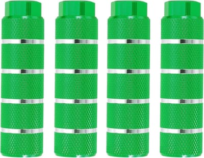 Fiets Steunen - Voetsteunen - Extra Ondersteuning - Aluminiumlegering - 4 Stuks - Groen