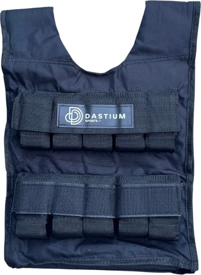 Dastium Sports - Weighted vest 20KG - Gewichtsvest - Gewicht vest - Verstelbaar - Met 20 kilo gewichtjes - Voor Crossfit, Calisthenics, Cardio en Krachttraining