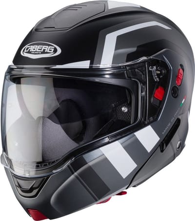 Caberg Horus X Road Mat Zwart Grijs Systeemhelm - Helm