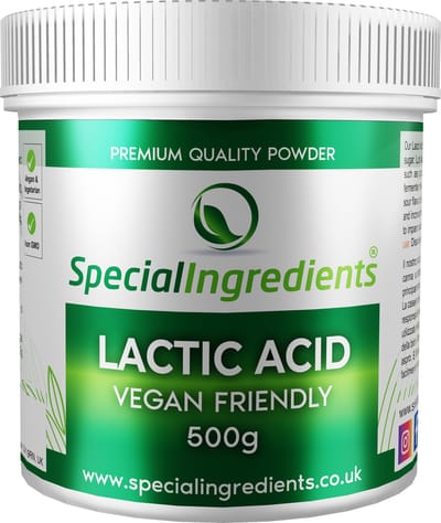 Lactic Acid (Melkzuur) - 500 g - Zuurdesembrood - Fermentatie - Zuurteregelaar - Moderne Gastronomie - Moleculair Koken - Hersluitbare Fles - Recycled Plastic