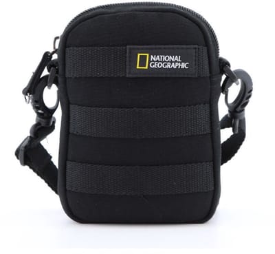 National Geographic Schoudertas / Crossbodytas Heren - Milestone - Vegan - N14215 - Zwart - Zwart
