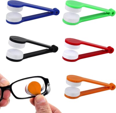 5pcs Mini Portable Brilreinigers - Zonnebril Microvezel Schoonmaakborstel - Peeps Brilreinigers - Brilreinigers voor Zonnebrillen - Myopie Brillen Schoonmaken