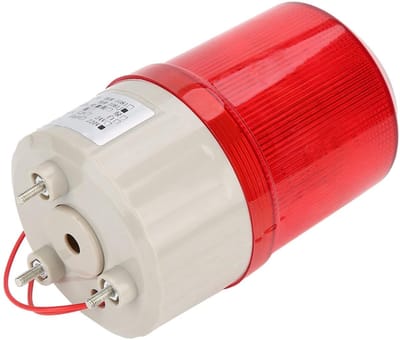 Store_9 - Industrial Indicator Alarm - Rotating Emergency LED - Hoog vermogen - 220V - Acoustic Alarm System - Geschikt voor buitengebruik - Ronde ...