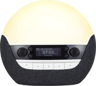 Lumie Bodyclock Luxe 750DAB - Wake-up light - USB/DAB+/Bluetooth - Antraciet