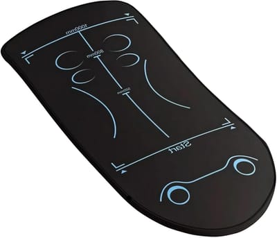 Oefeningsmat AB Roller - Workout mat - Core training - Hoge dichtheid demping - 150x60 cm - Zwart