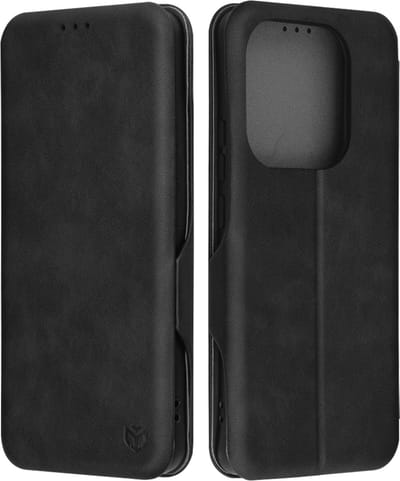 Hoesje geschikt voor Xiaomi Redmi Note 14 5G - Techsuit Safe+ Book Wallet Case - Zwart