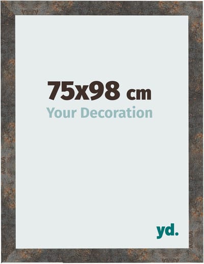 Your Decoration - Fotolijst 75x98 cm - MDF - Geoxideerd Metaal - Bologna