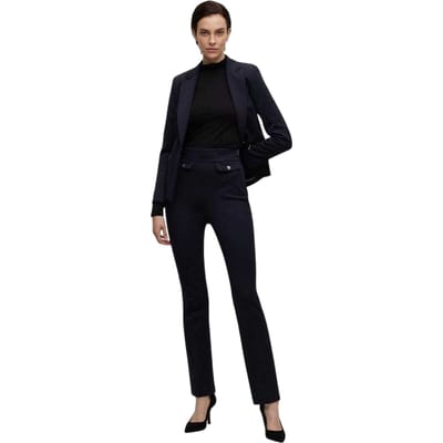 Hugo Boss Dames/Dames Slim Broek (Donkerblauw)
