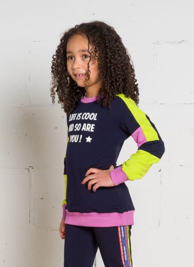 O'Chill-Meisjes Sweater Arya-Blauw